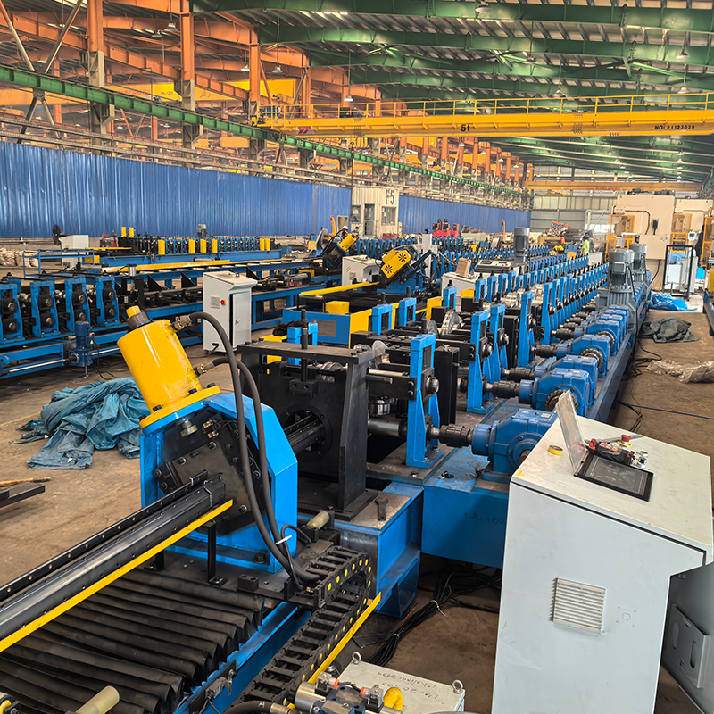 Máquina formadora de rollos verticales de bastidor