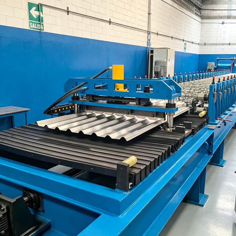 Máquina formadora de láminas corrugadas