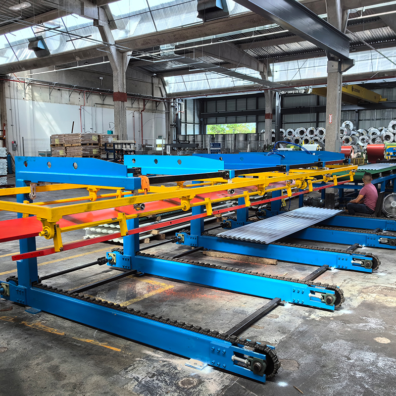 Máquina formadora de láminas corrugadas