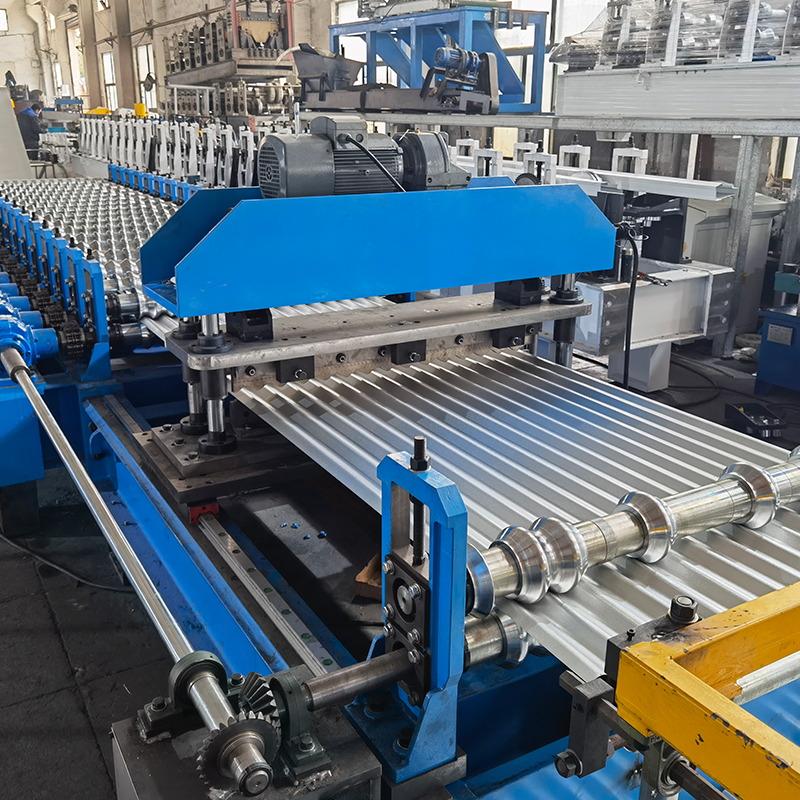 Máquina formadora de láminas onduladas