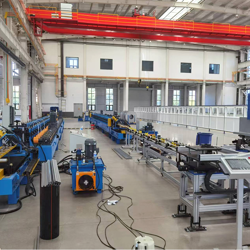 Máquina formadora de rollos con estructura de acero solar （estructura abierta)