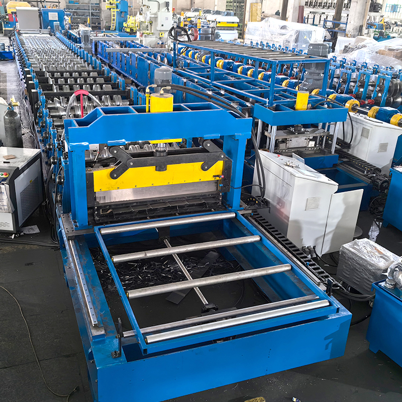 Máquina formadora de rollos de carrocería de camión para soldadura por costura recta láser