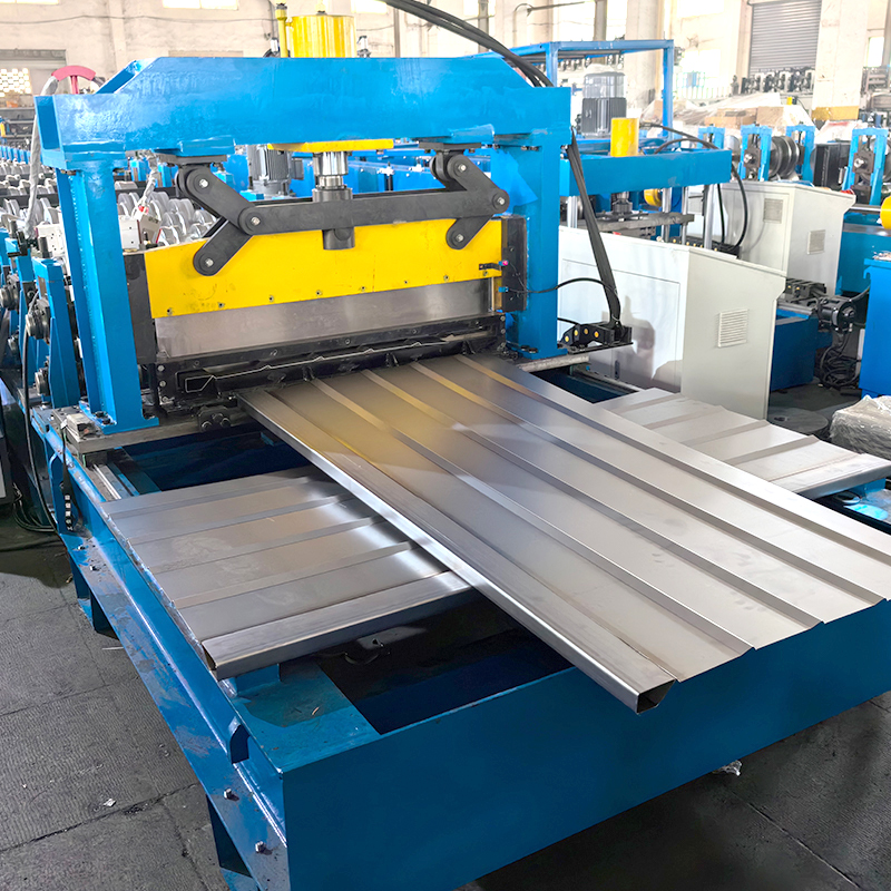 Máquina formadora de rollos de carrocería de camión para soldadura por costura recta láser